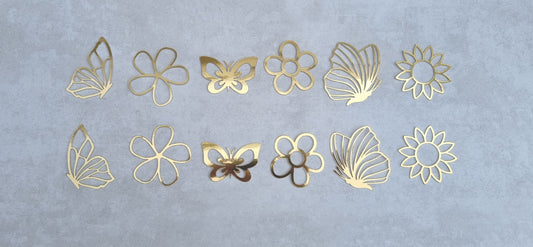 Butterfly & flowers set 4