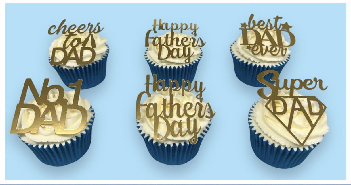 Father's Day Cupcake Toppers