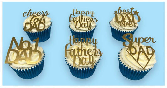 Father's Day Cupcake Toppers