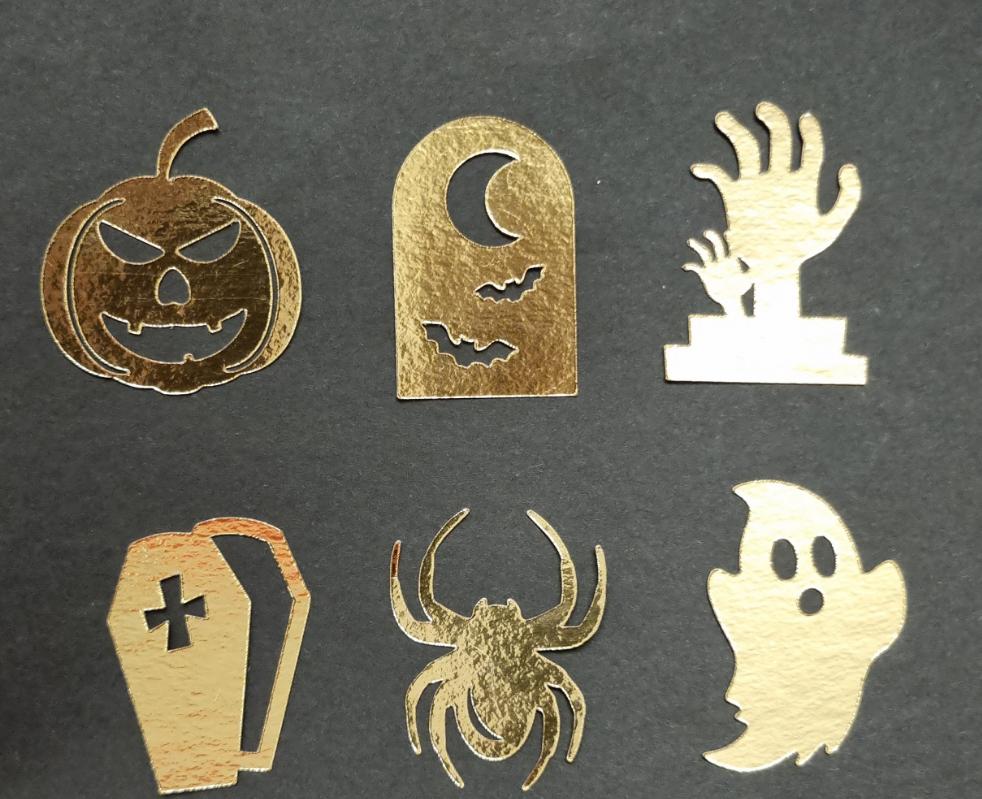 Halloween toppers x6