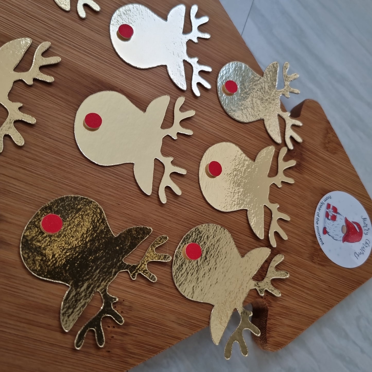 Rudolph Cupcake Toppers