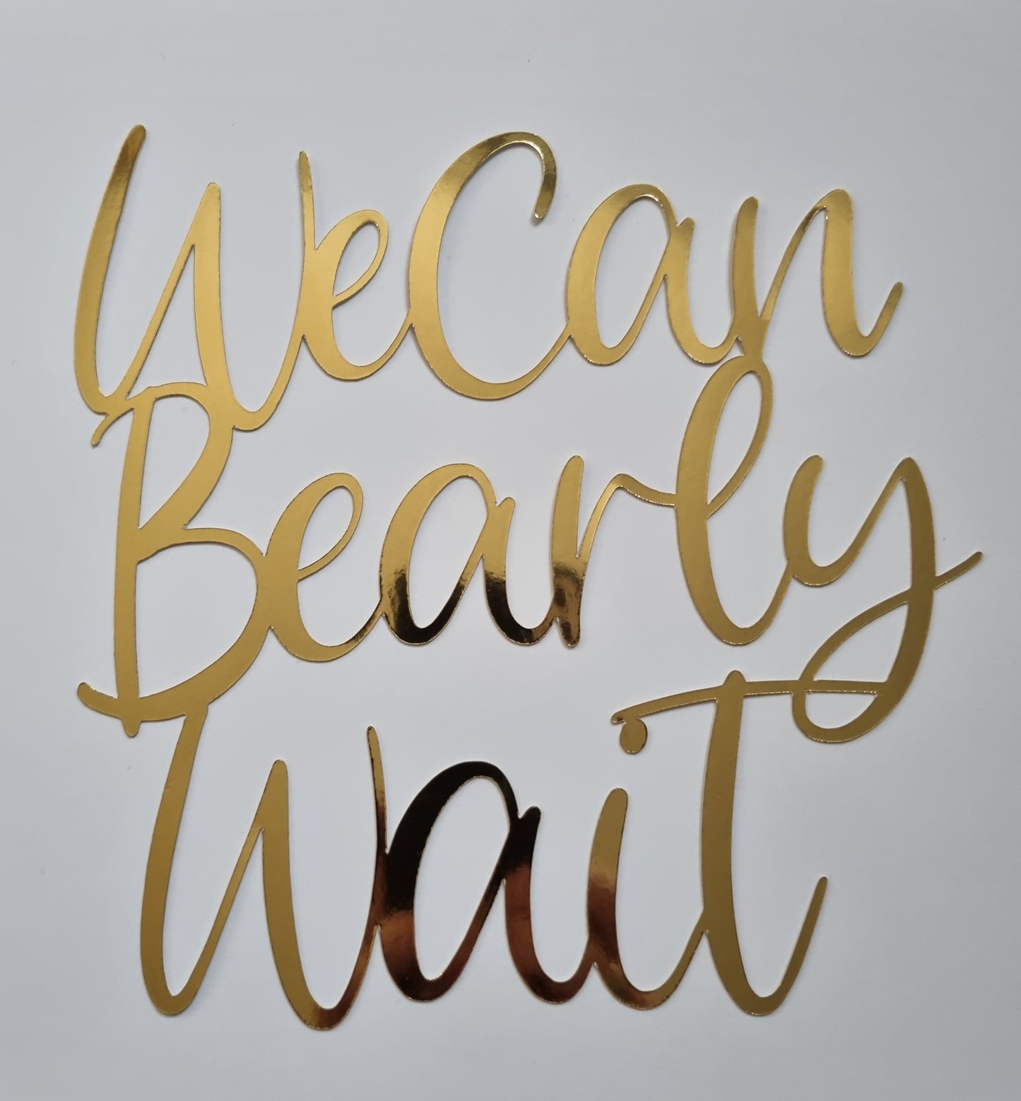 We can Bearly wait charm