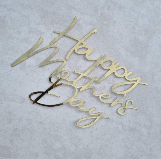 Happy Mother's Day sheet cake charm